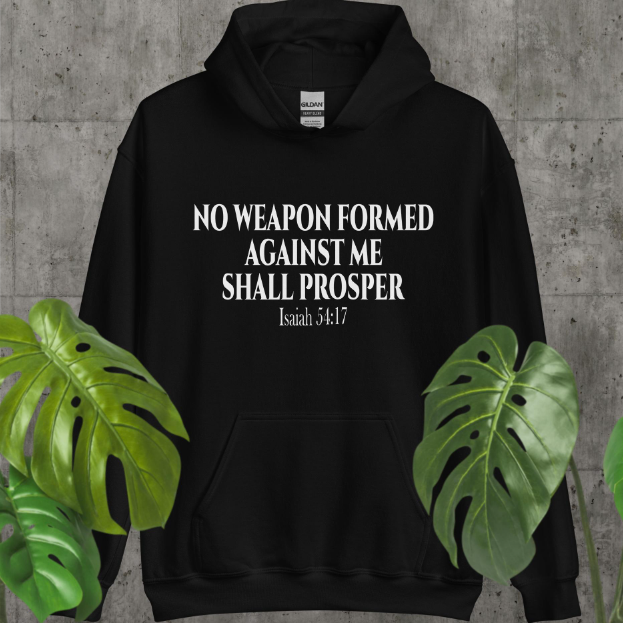 NO WEAPON FORMED AGAINST ME SHALL PROSPER. Isaiah 54:17
