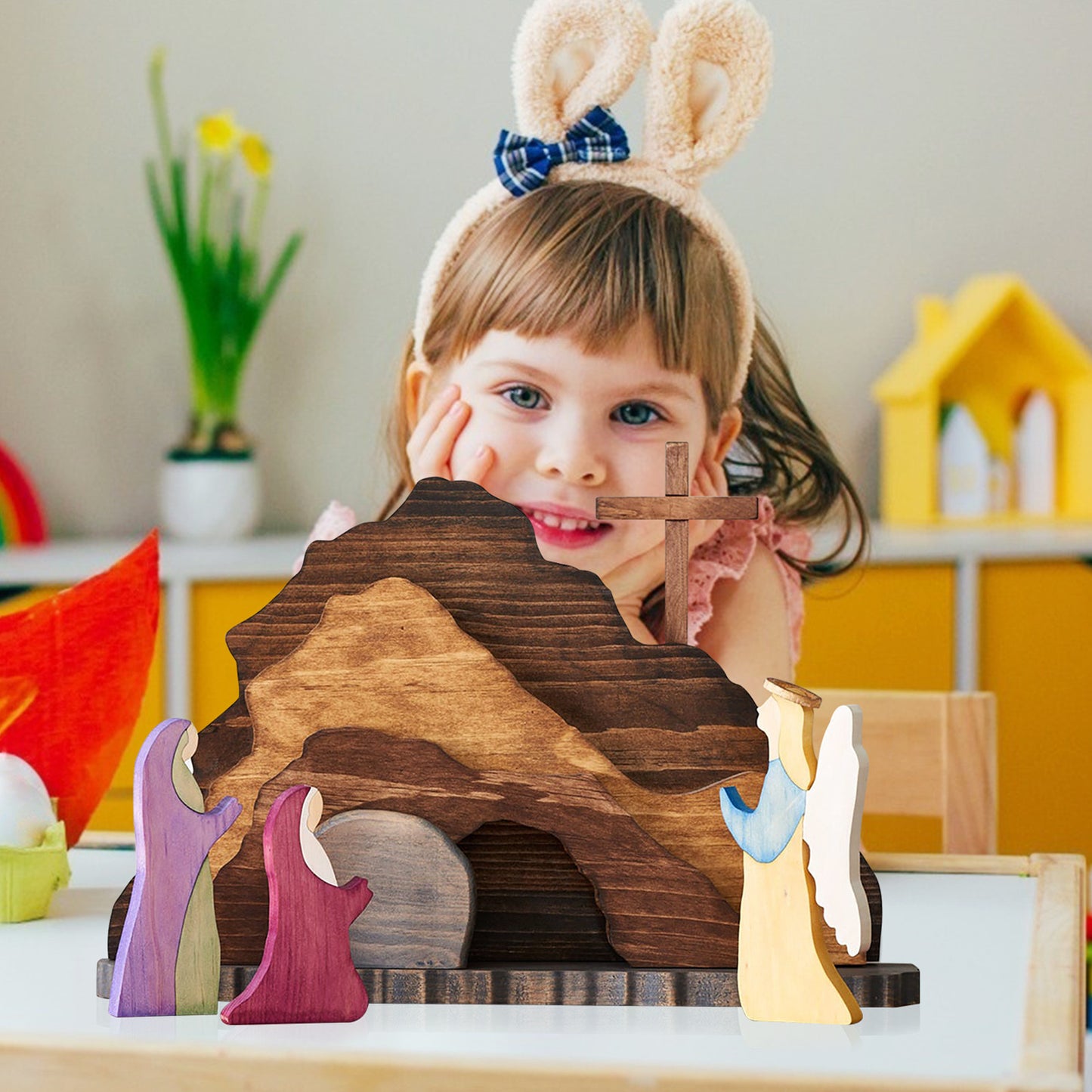 Easter, Jesus, Wooden Decoration