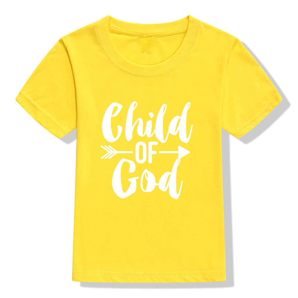 Kids Color Holiday Faith Shirt Christian Short Sleeve