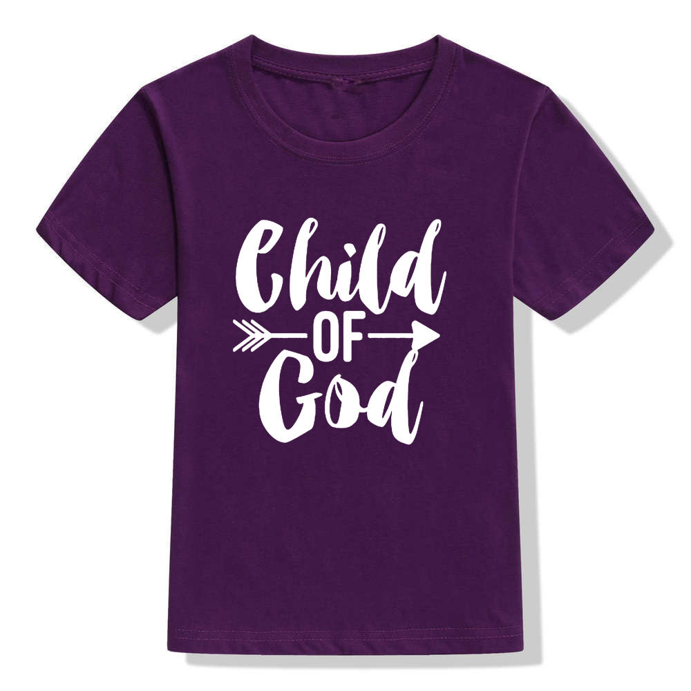 Kids Color Holiday Faith Shirt Christian Short Sleeve